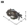 Zingz & Thingz Cast Iron Collection Key Hider, 6.25x4.375x2.25", Crab view 3
