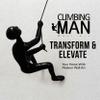 Climbing Man Wall Art for Home Decor with 30 Leather Rope | Polyresin Statues and Sculptures with Hanging Hardware Included for Modern Wall Decor and Motivational Art, Black, Set of 5 view 3