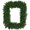 36" Buffalo Fir Rectangular Artificial Christmas Wreath - Unlit view 1