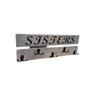 Coat Rack Rustic Wood Coat Rack With 5 Hooks view 1