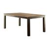 Furniture of America Landon Contemporary Wood Dining Table in Black view 1