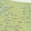 US National Forests & Grasslands Map 18x24 Poster (Army & White) view 2