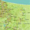 US National Forests & Grasslands Map 18x24 Poster (Green & Aqua) view 2
