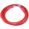 Advance MCS Electronics 2/0 Gauge Tinned Oxygen Free Copper Cable with 3/8" and 5/16" Lug (02 ft, Red) view 1