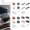 4512951109504 Chopsticks and Chopsticks Case, 8.9 inches (22.5 cm), Border Wine Red view 4