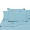 100% Egyptian Cotton 800 Thread Count Solid 4 Piece California King Size Sheet Set Light Blue Color view 1
