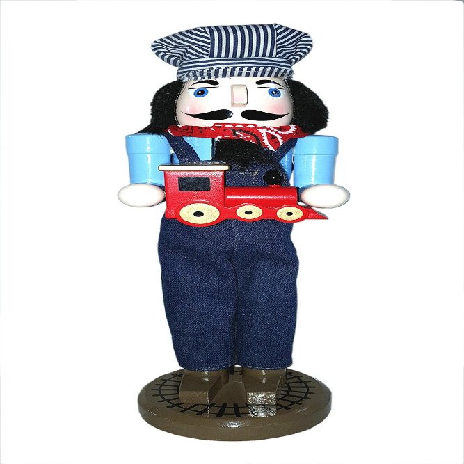 Santa's Workshop 70880 Train Conductor Nutcracker, 14"