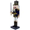 Northlight 14" Blue and White Christmas Nutcracker Soldier with Sword Tabletop Decor view 3