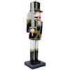 Northlight 14" Blue and White Christmas Nutcracker Soldier with Sword Tabletop Decor view 4