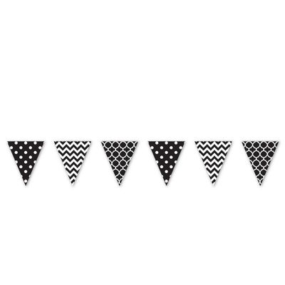 Amscam Banner, 12 feet x 10 1/2 inches, Jet Black