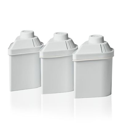 Alkanatur Filter Replacement for Pitcher (Pack of 3) - Removes Fluorides, Chlorine, Heavy Metals - Filters 400 liters of Tap Water - Replace After 3 Months - CE, ROHS, SGS Certified Water Filter