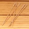BambooMN 9.8" Premium Bamboo Arrow Shrimp Meat Fruit Kebab Skewer - Carbonized Brown - 300 Pieces view 3