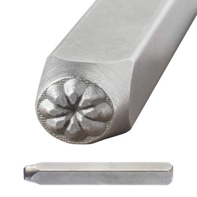 SE 6 mm Metal Punch with Diamond Flower Design - DMS-020DF