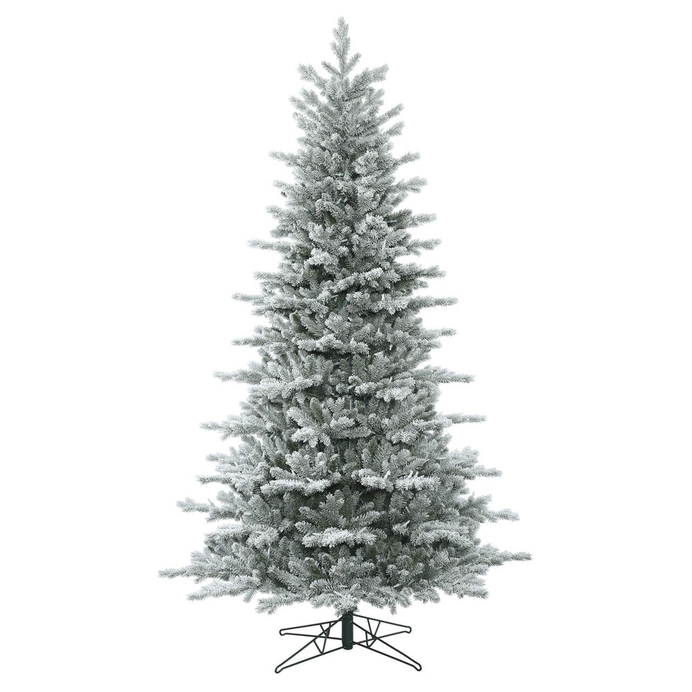 Vickerman 9' Frosted Eastern Fraser Fir Artificial Christmas Tree Unlit, Seasonal Indoor Home Decor