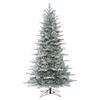 Vickerman 9' Frosted Eastern Fraser Fir Artificial Christmas Tree Unlit, Seasonal Indoor Home Decor view 1