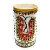 EtsiBitsi Desk Organizer, Mobile Phone Holder, Stationery Organizer, Marble Handmade Kundan Decorated Penstand view 1