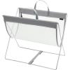 Saki R-358 Luggage Bag, Self Wagon, Mesh x Leather, PVC, Gray view 1