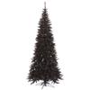 Vickerman 4.5' Black Fir Slim Artificial Christmas Tree Unlit, Seasonal Indoor Home Decor view 1