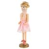 15.5" Decorative Wooden Christmas Nutcracker Blonde Ballerina in Pink Tutu view 3