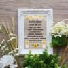 Wedding Table Sign - In Loving Memory Wedding Sign 8x10 Sunflowers and Mason Jar 8x10 ((Unframed)) view 2