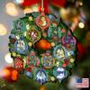 12 Days of Christmas Wreath Wooden Ornaments Set of 2 Art by G.DeBrekht 8185313 - Designocracy view 2