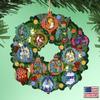 12 Days of Christmas Wreath Wooden Ornaments Set of 2 Art by G.DeBrekht 8185313 - Designocracy view 3