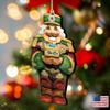 Nutcracker Wooden Ornament, Christmas, Set of 2 Art by G.DeBrekht 8153313 - Designocracy view 2