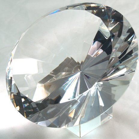 Custom Engraving Crystal Diamond paper weight