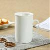 Nishida 130009 Cylindrical Mug, 10.2 fl oz (290 ml), White, Ceramic, Large Capacity view 4