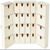 Artemio Advent Calendar to Decorate Triptych, Wood, 55 x 28 x 6.5 cm, 55 x 6.5 x 28 cm view 1