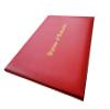 Certificate Cover Imprinted "Diploma of Graduation" Faux-Leather Diploma Holder 8.5" x 11" Grad Days(Red) view 4