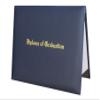 Certificate Cover Imprinted "Diploma of Graduation" Faux-Leather Diploma Holder 8.5" x 11" Grad Days(Navy) view 2