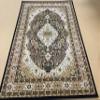 5' x 8' Beautiful Navy/Cream Traditional Rugs Made in Turkey (5 x 8, Green/Cream) view 1
