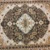 5' x 8' Beautiful Navy/Cream Traditional Rugs Made in Turkey (5 x 8, Green/Cream) view 4