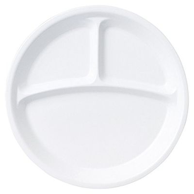 Vict MT-VC-024 10.6 inches (27 cm) 3-Divider Reward Plate