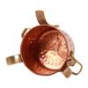 Set of 2 - Prisha India Craft  Handmade Copper Brass Food Warmer Angeethi Traditional SIGDI Tabletop Burner 5.5 x 4.00 Inch, Christmas Gift with WOODEN KEYRING view 3