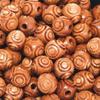 Holyart Rosary Parts, Carved Wood Beads view 1