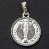 Holyart Scapular Medal in 925 Silver diam 2 cm view 2