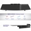 VIVO Floating Wall Mount Tempered Glass Shelf for DVD Player, Audio, Gaming System, Streaming Devices, Black, MOUNT-SF011 view 4
