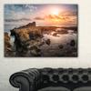 Designart PT11031-40-30 Sunset Over Rocky African Coast-Oversized Beach Canvas Artwork-40X30, 30'' H x 40'' W x 1'' D 1P view 1