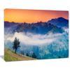 Designart PT11225-20-12 Fantastic Blue Mountains Panorama-Landscape Wall Art Canvas Print-20x12, 12" H x 20" W x 1" D 1P view 1