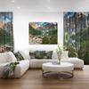 Sunset Over High Mountains Landscape Canvas Art Print view 2