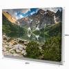 Sunset Over High Mountains Landscape Canvas Art Print view 4