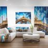 Beautiful view of Paris Paris Eiffel Towerin Paris Cityscape Canvas Print Art view 3