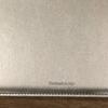 Fiorentina Leather Guest Book Padded Italian with Guests Embossed on Cover - Silver view 2