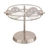 Deco 79 53425 Iron Swivel Hour Glass, 12" x 6", Silver view 2