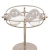 Deco 79 53425 Iron Swivel Hour Glass, 12" x 6", Silver view 3