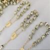 25 Pc Baptism Favors Mini Rosaries Gold Plated/ Recuerditos De Bautismo/ Christening Favors/ Decenarios/ Decades/ Finger Rosaries by Hand made view 3