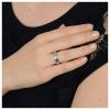 Holyart Rotating Rosary Ring in 925 Silver, 17.5 mm (0.69 inc.) - UK O view 3