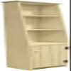 Sawdust City Narrow Cantback Hutch (Solid Cream) view 1